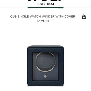 WOLF SINGLE WATCH WINDER